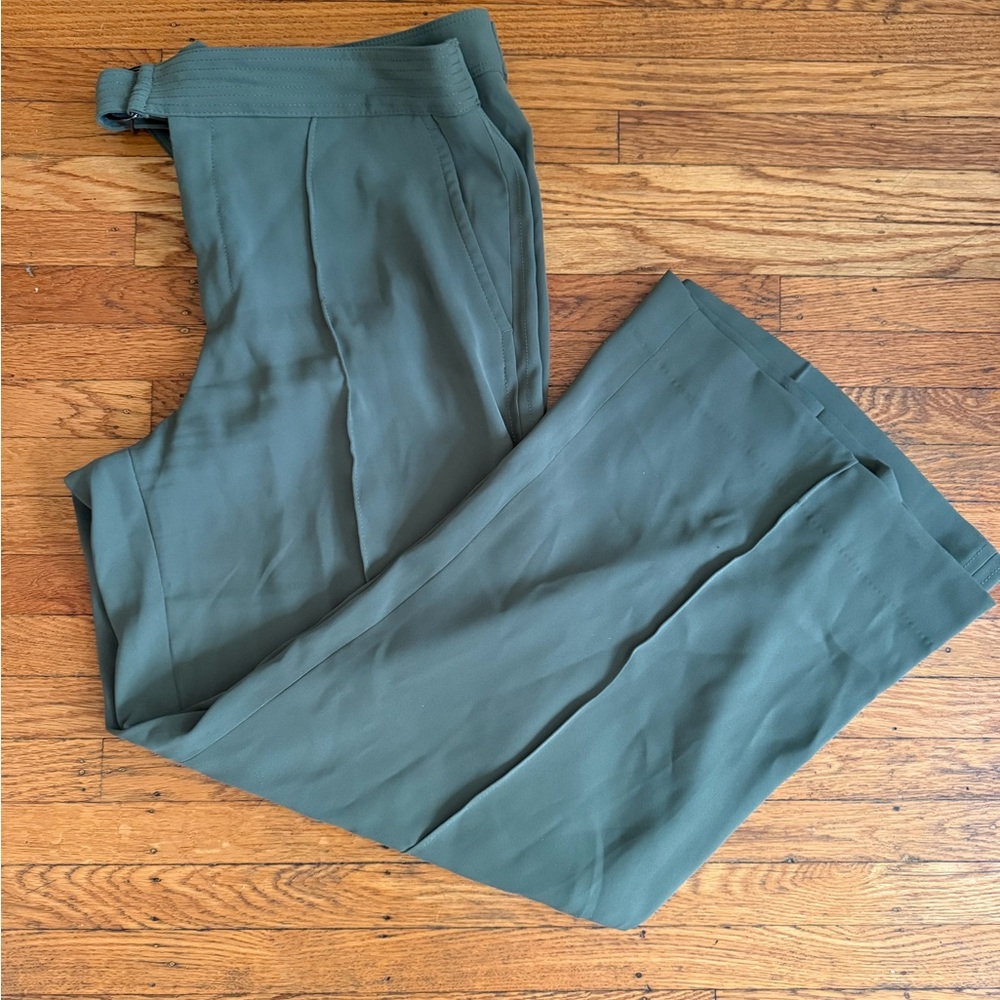 Banana Republic Olive Wide Leg Pants